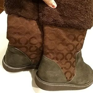Coach Brown boots